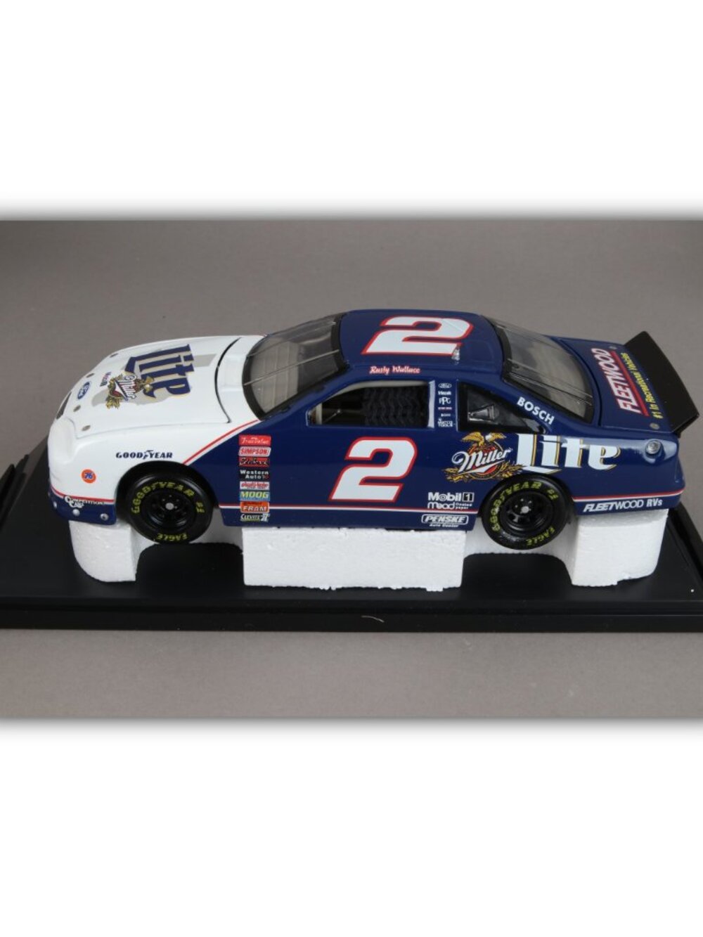 Action ELITE Rusty Wallace Miller Lite Texas 1997 Thunderbird 1 of 1500 1/24